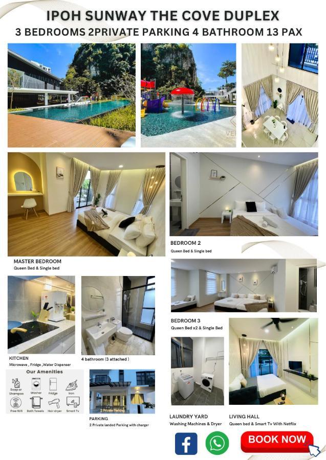 The Cove Duplex 13pax 3br 4bathroom 2parking By Iwh Ipoh